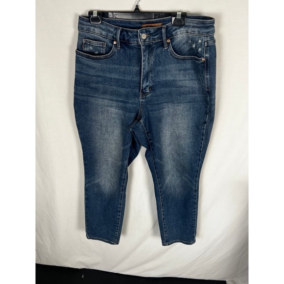 Judy Blue Denim - Judy Blue Slim Fit High Rise Jeans Sz 14W JB88776 DK